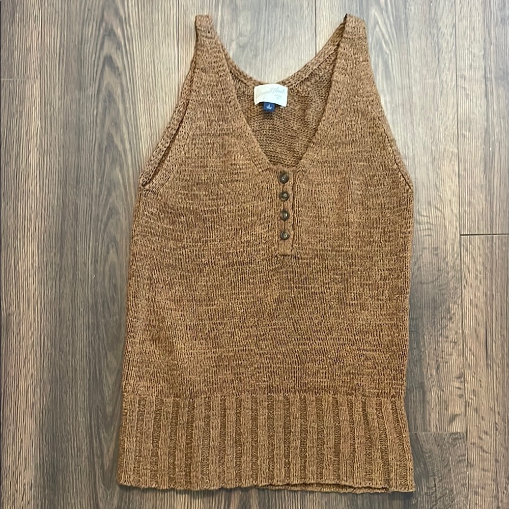 Universal Thread | Brown Knit Sleeveless Top
